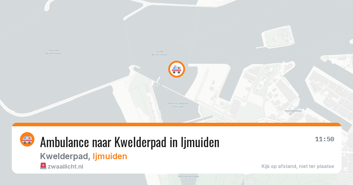 Ambulance naar Kwelderpad in Ijmuiden — 25 mei 2026