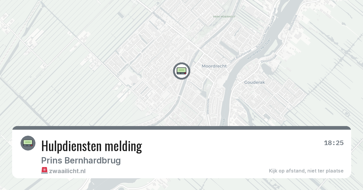 Hulpdiensten melding — 6 feb 2026