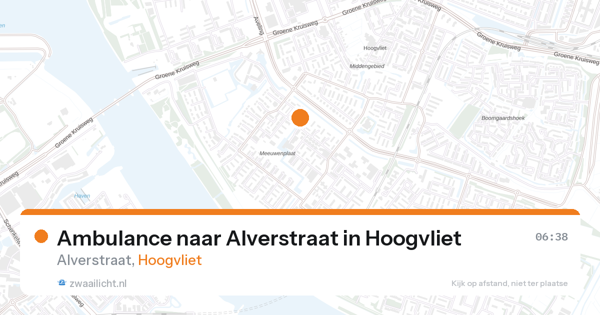 Ambulance naar Alverstraat in Hoogvliet — 7 feb 2026