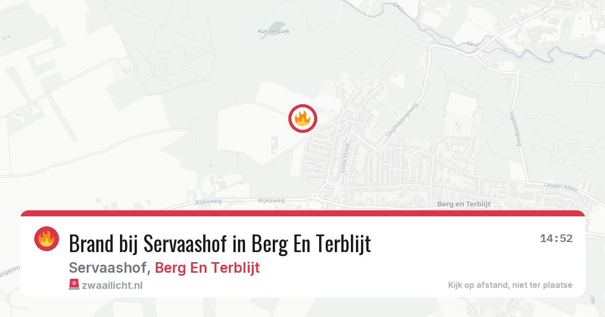 Brand bij Servaashof in Berg En Terblijt — 10 jun 2026