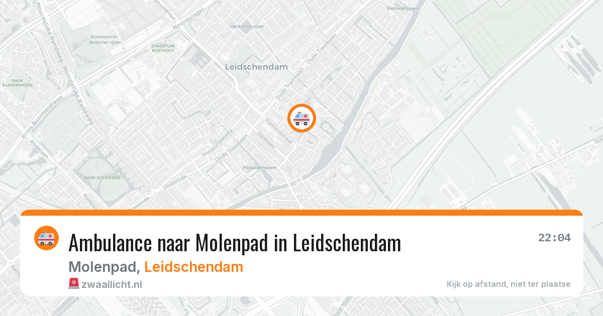 Ambulance naar Molenpad in Leidschendam — 7 apr 2026
