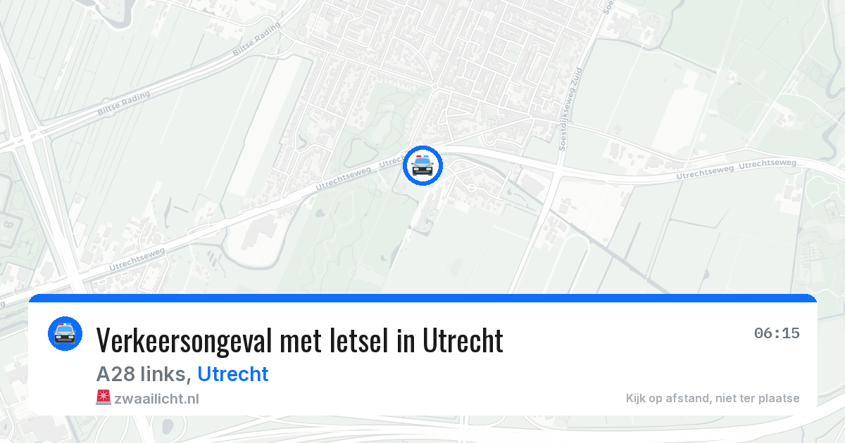 Verkeersongeval met letsel in Utrecht — 3 apr 2026