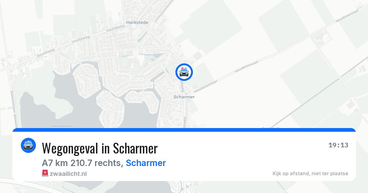 Wegongeval in Scharmer — 27 apr 2026