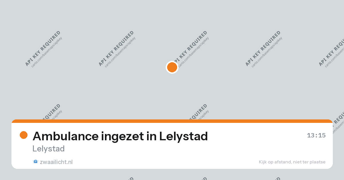 Ambulance ingezet in Lelystad — 26 aug 2026