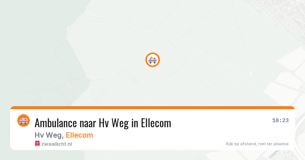 Ambulance naar Hv Weg in Ellecom — 27 apr 2026