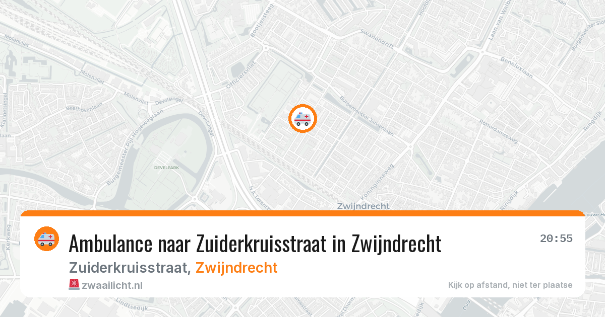 Ambulance naar Zuiderkruisstraat in Zwijndrecht — 28 mei 2026