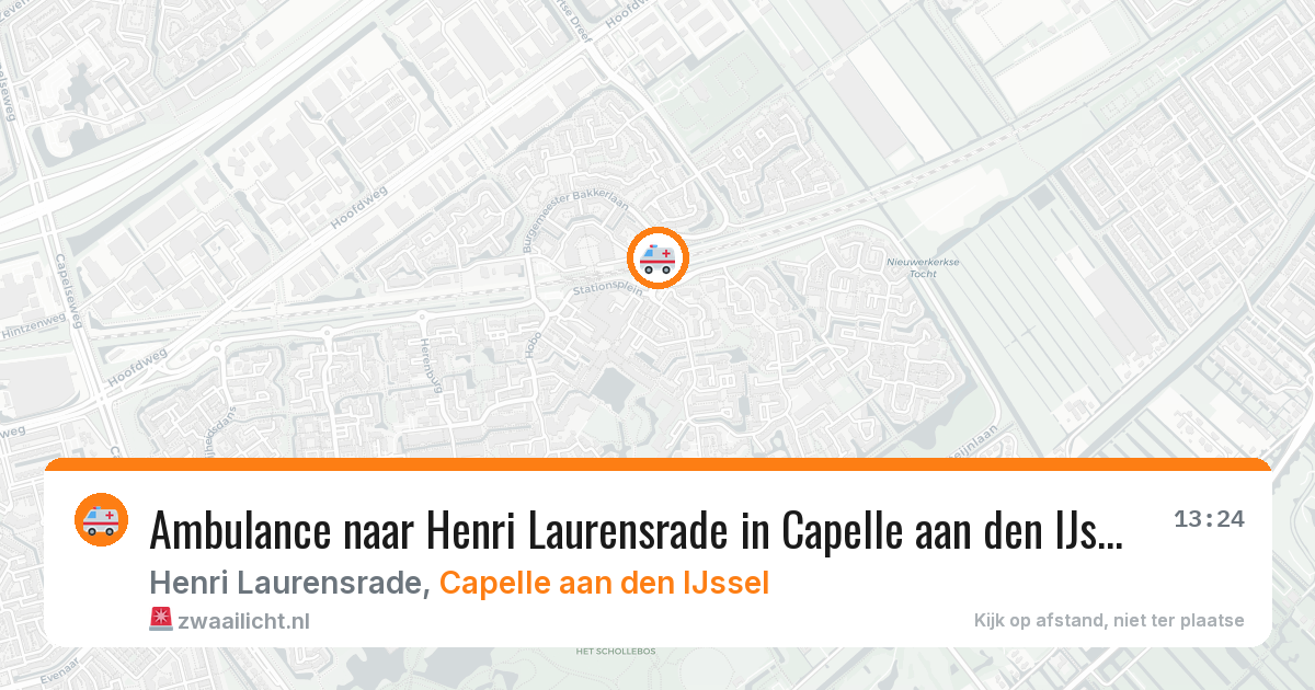 Ambulance naar Henri Laurensrade in Capelle aan den IJssel — 21 jun 2026
