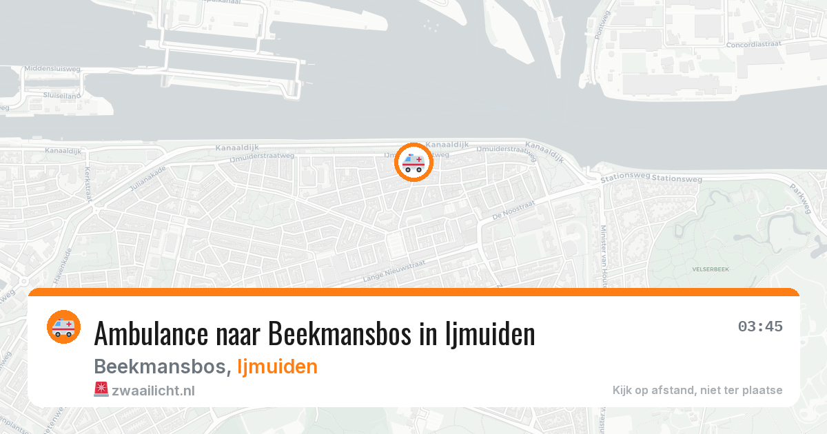 Ambulance naar Beekmansbos in Ijmuiden — 11 jun 2026