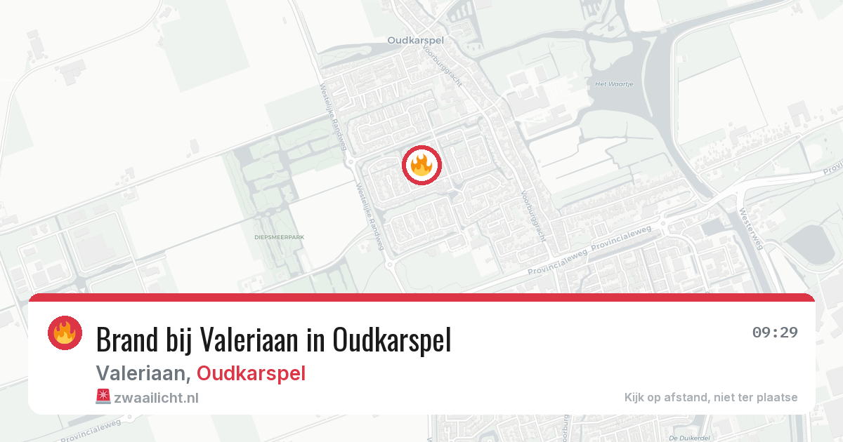Brand bij Valeriaan in Oudkarspel — 11 mei 2026