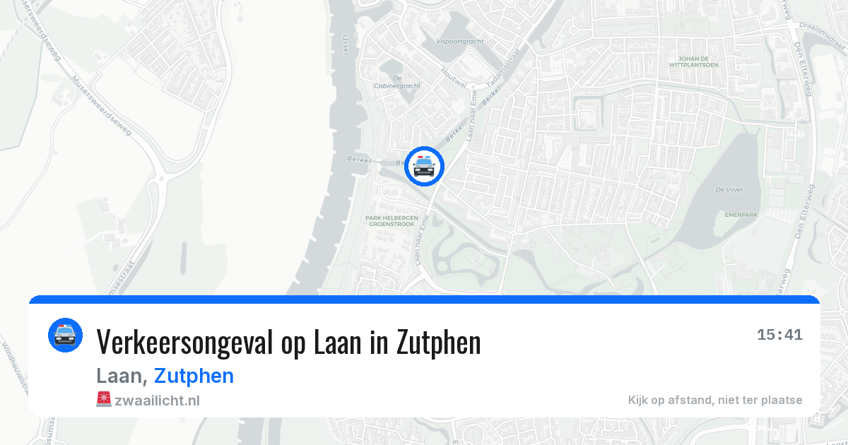 Verkeersongeval op Laan in Zutphen — 12 jun 2026