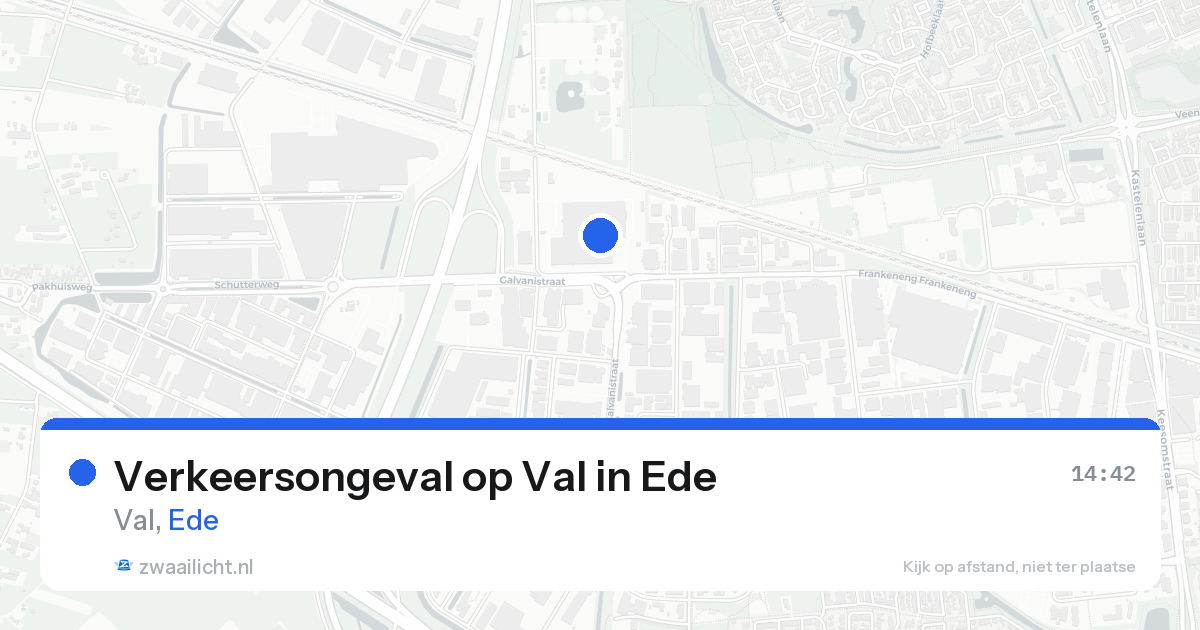 Verkeersongeval op Val in Ede — 11 mei 2026