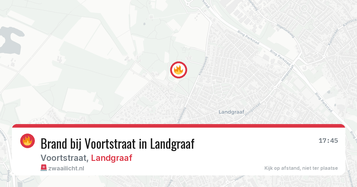 Brand bij Voortstraat in Landgraaf — 10 jun 2026
