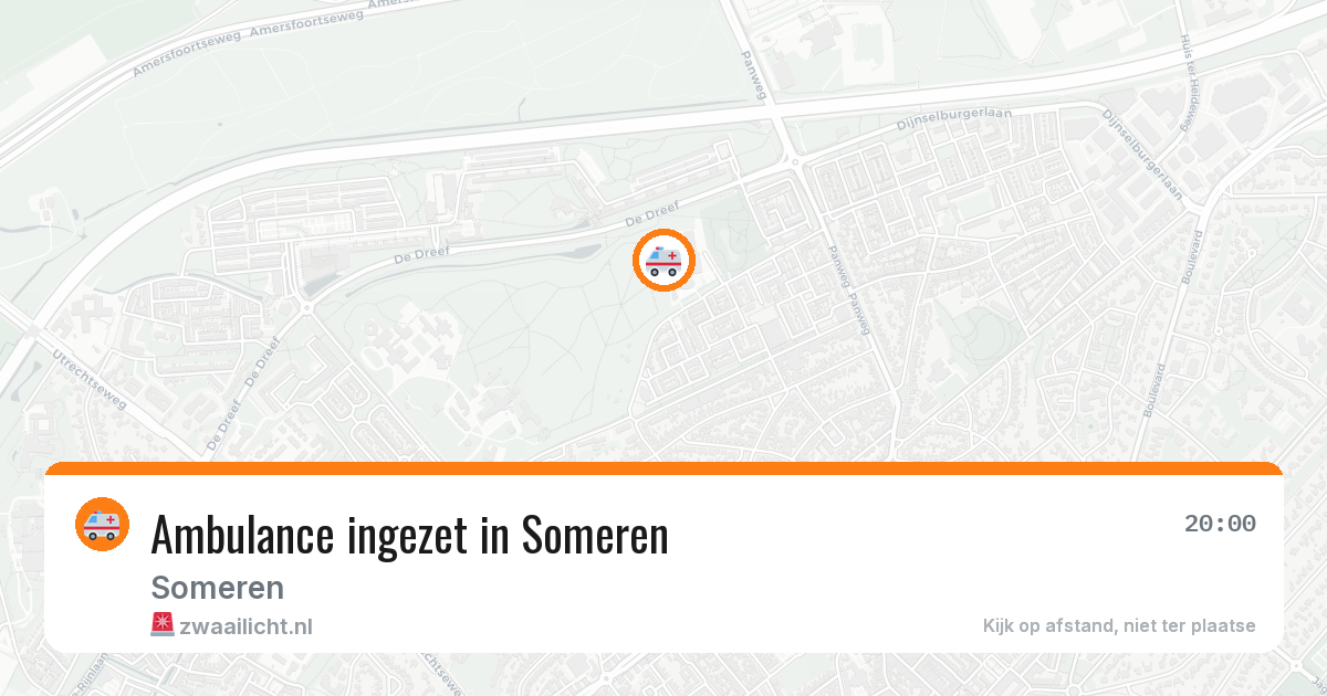 Ambulance ingezet in Someren — 21 jan 2026
