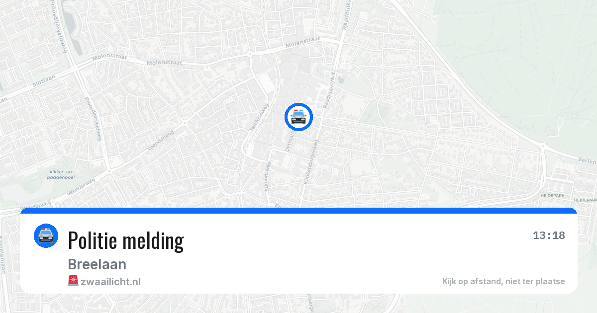 Politie melding — 15 jul 2026