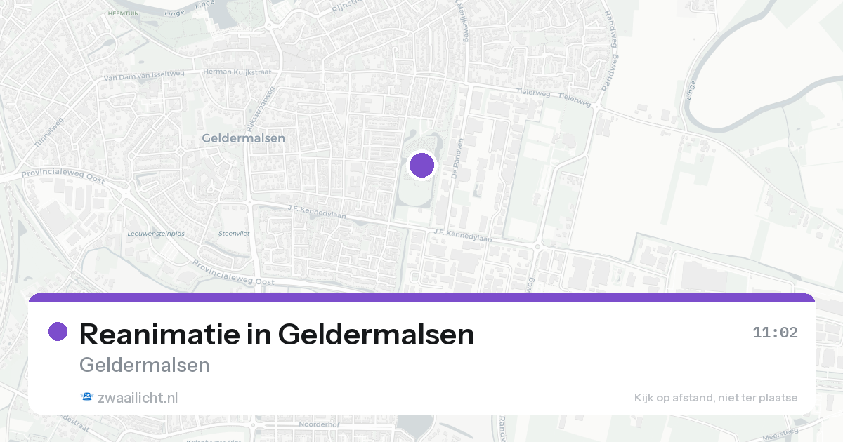 Reanimatie in Geldermalsen — 19 aug 2026