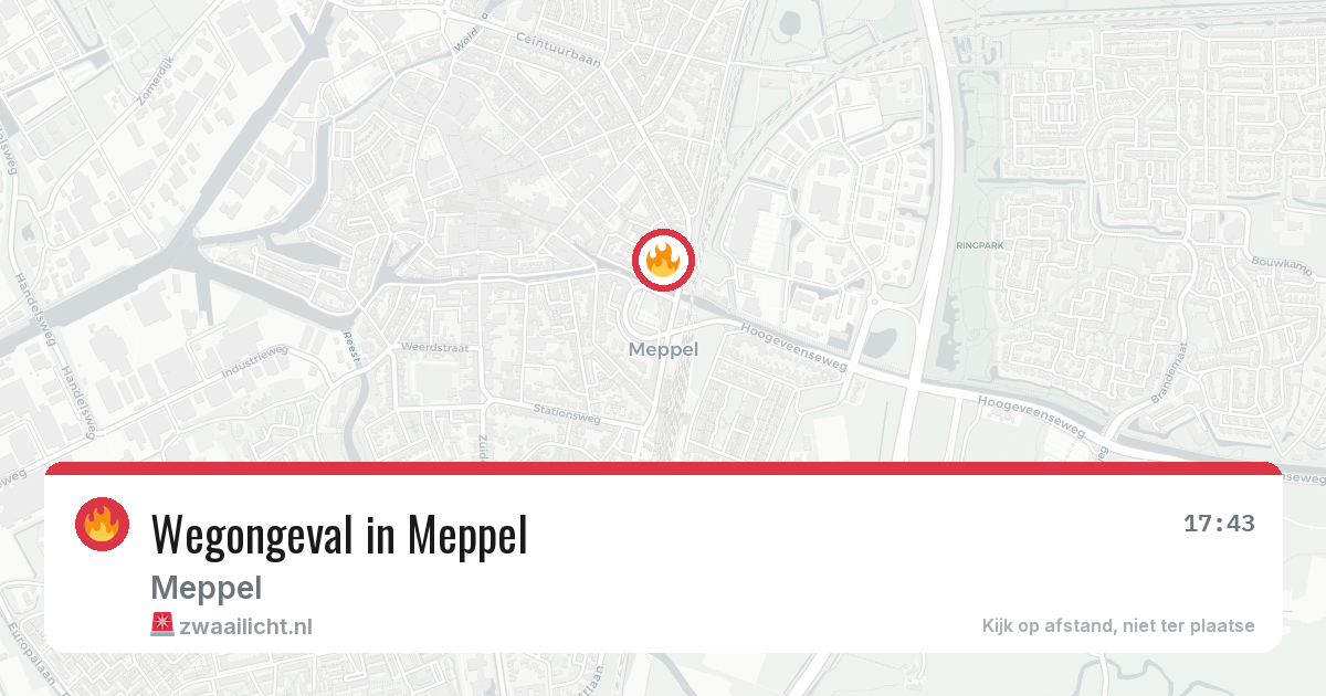 Wegongeval in Meppel — 5 jul 2026