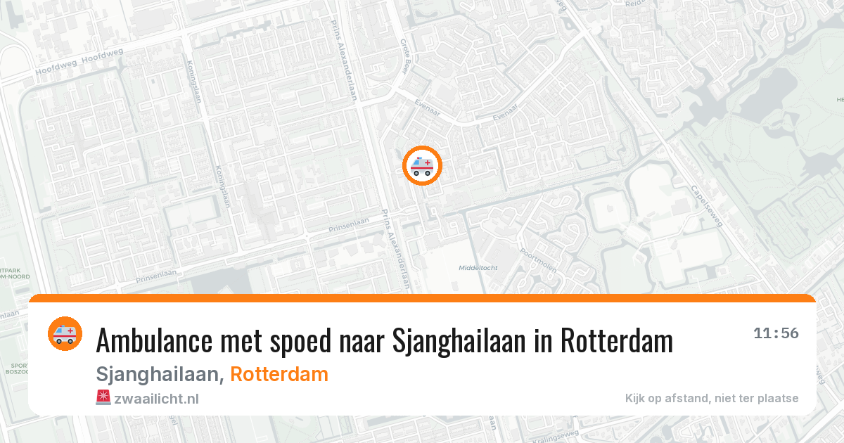 Ambulance met spoed naar Sjanghailaan in Rotterdam — 8 feb 2026