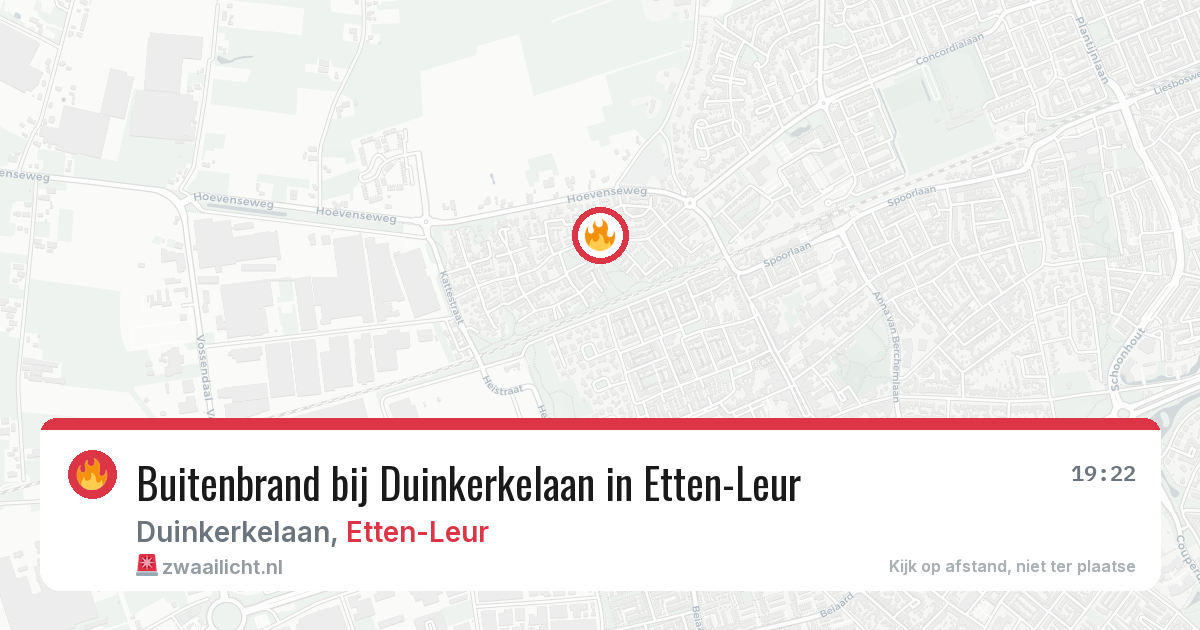 Buitenbrand bij Duinkerkelaan in Etten-Leur — 11 aug 2026