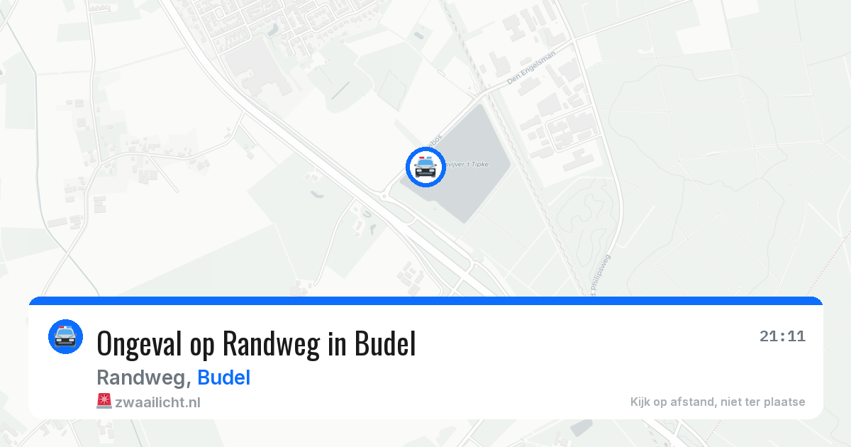 Ongeval op Randweg in Budel — 13 jun 2026