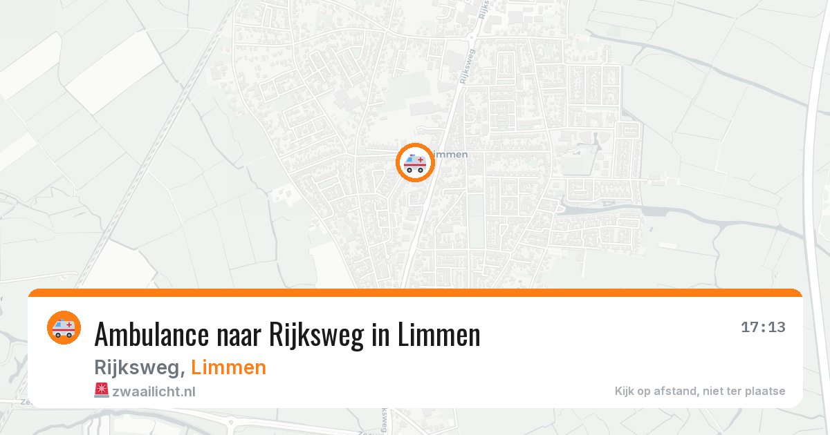 Ambulance naar Rijksweg in Limmen — 18 jul 2026