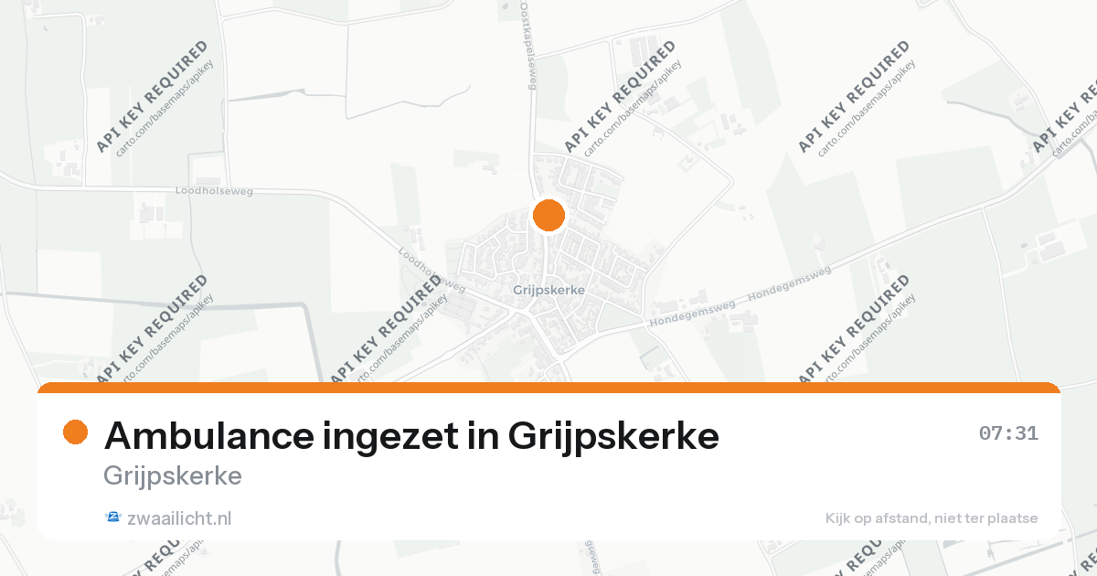 Ambulance ingezet in Grijpskerke — 7 feb 2026