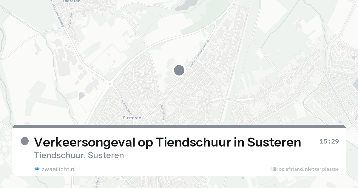 Verkeersongeval op Tiendschuur in Susteren — 7 feb 2026