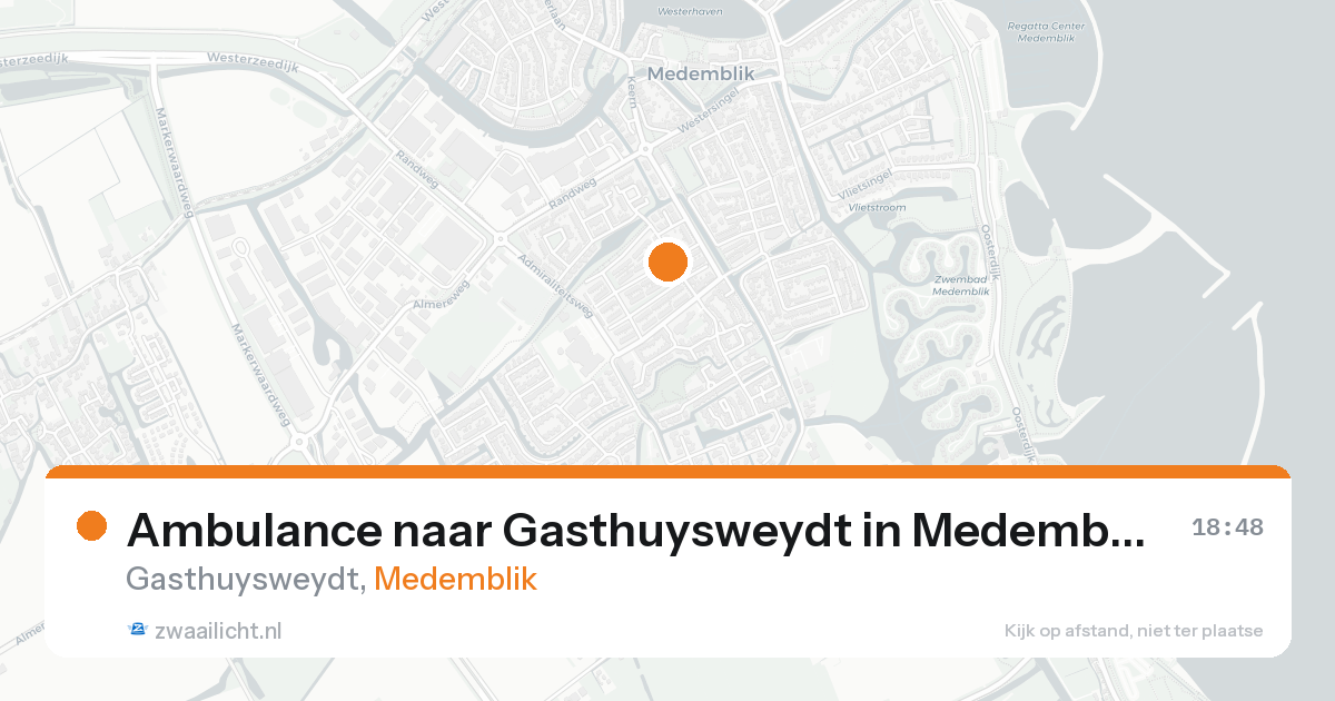 Ambulance naar Gasthuysweydt in Medemblik — 19 aug 2026