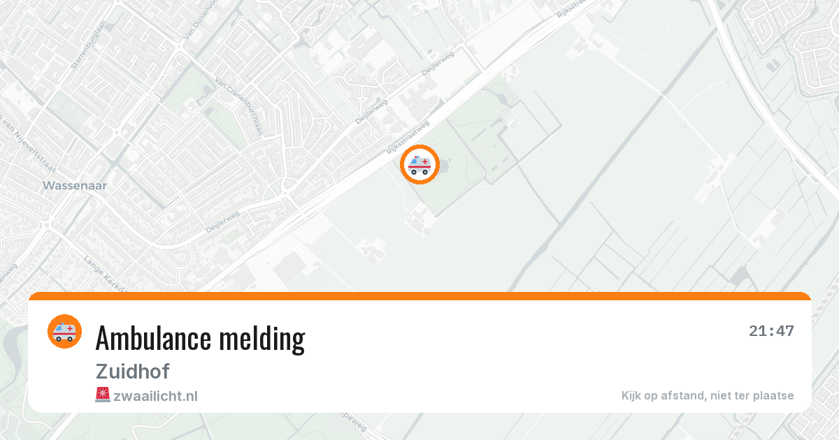 Ambulance melding — 28 mei 2026