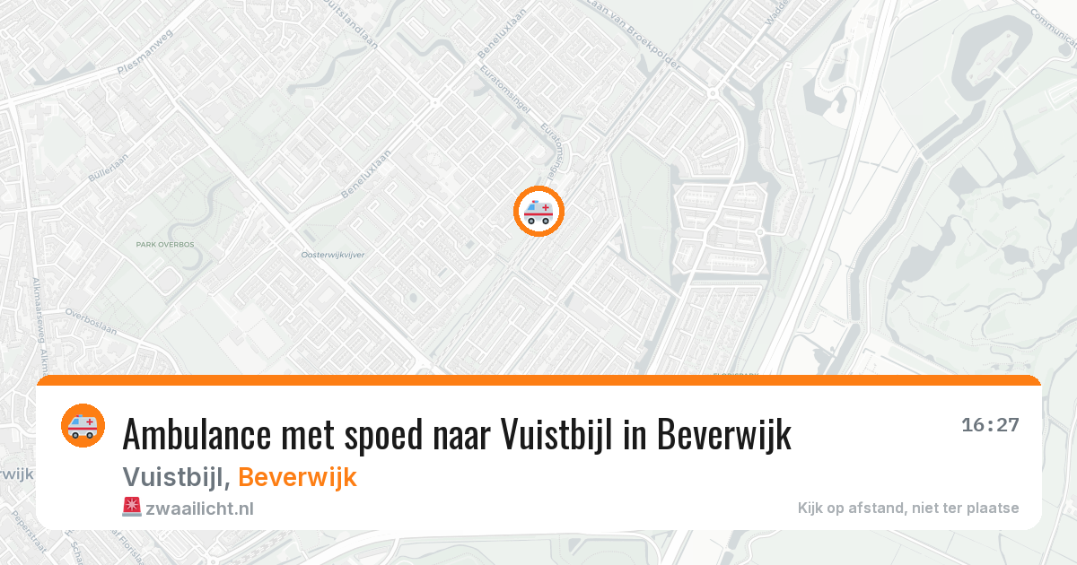 Ambulance met spoed naar Vuistbijl in Beverwijk — 7 apr 2026