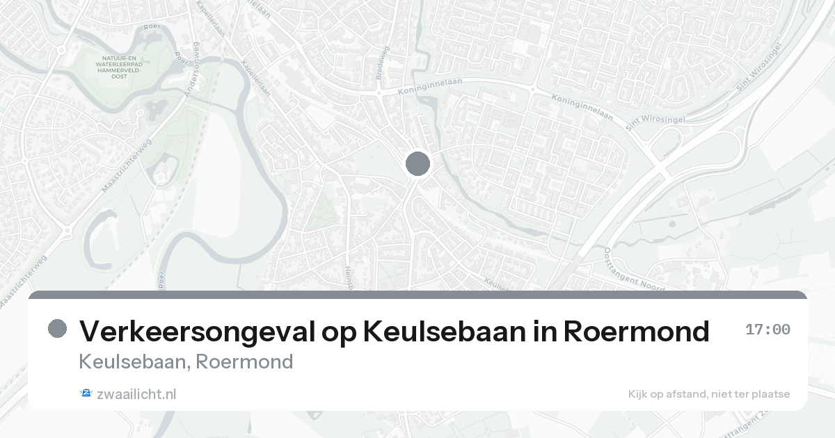Verkeersongeval op Keulsebaan in Roermond — 7 feb 2026
