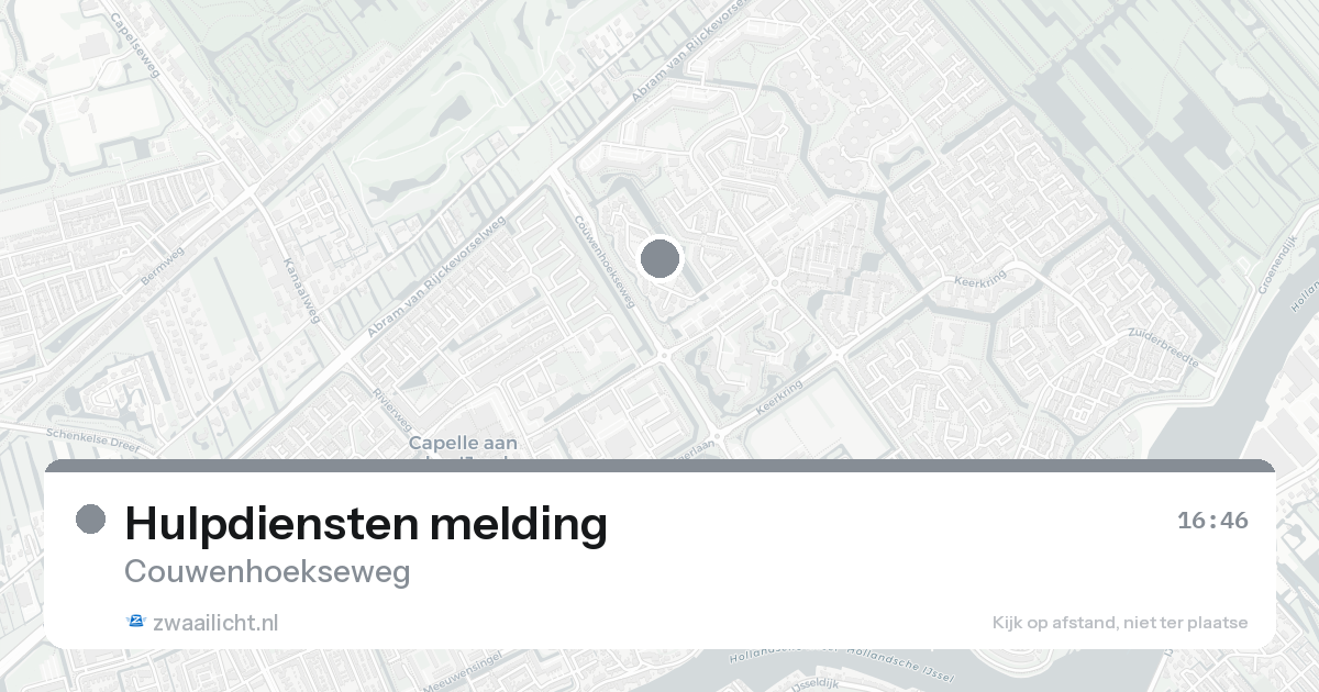 Hulpdiensten melding — 31 jan 2026