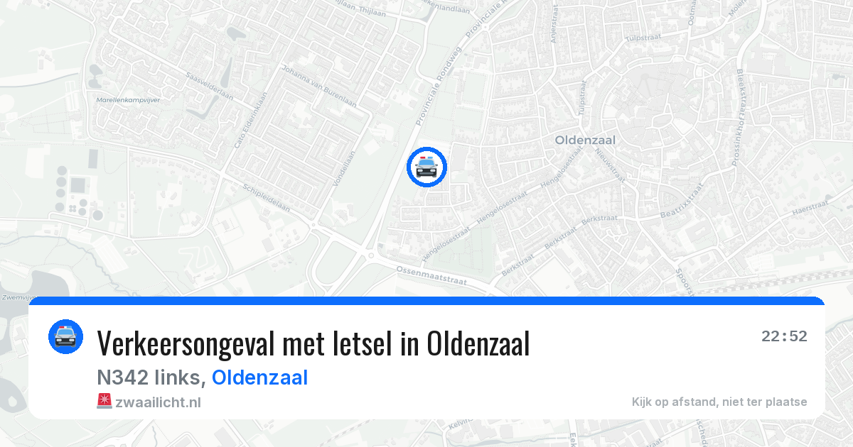 Verkeersongeval met letsel in Oldenzaal — 4 jul 2026