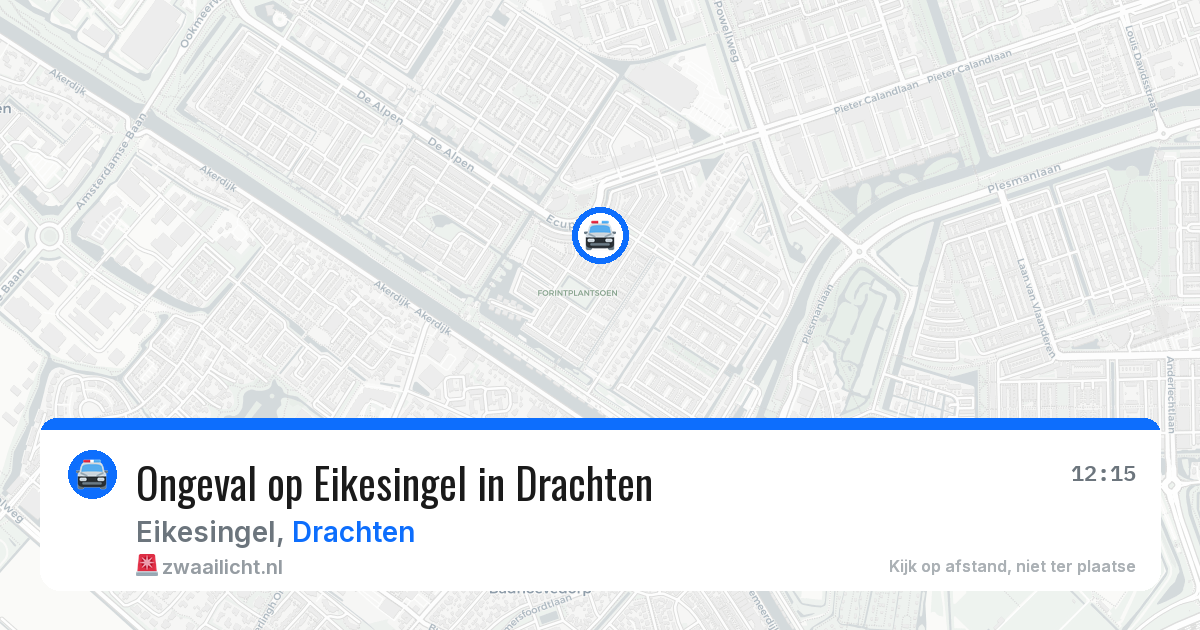 Ongeval op Eikesingel in Drachten — 23 jan 2026
