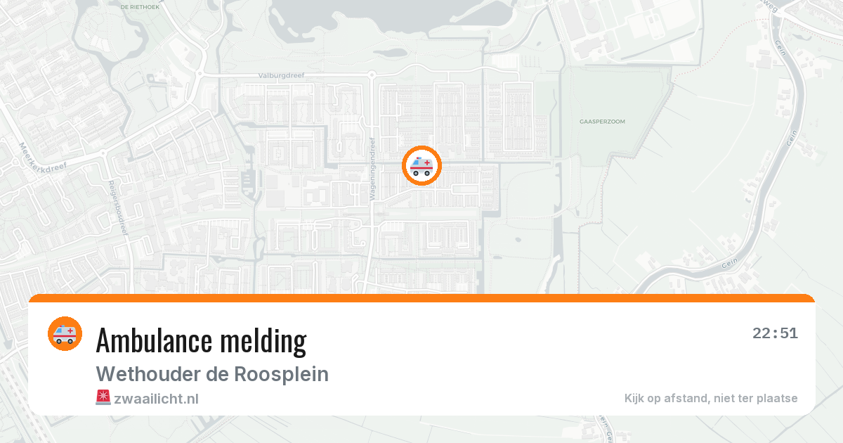 Ambulance melding — 28 jun 2026