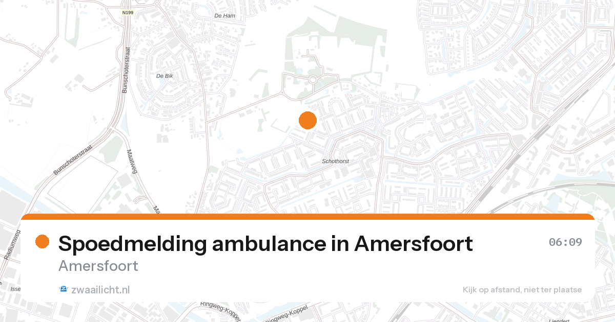 Spoedmelding ambulance in Amersfoort — 27 aug 2026