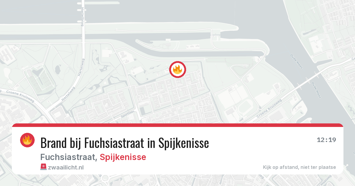 Brand bij Fuchsiastraat in Spijkenisse — 17 jul 2026