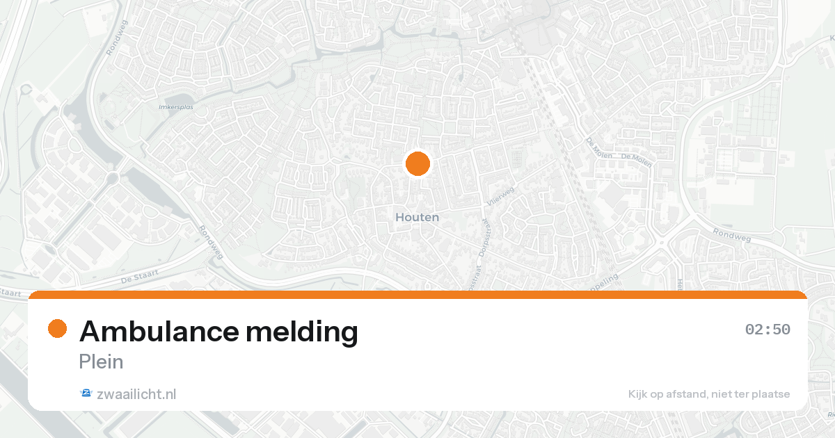 Ambulance melding — 31 jan 2026