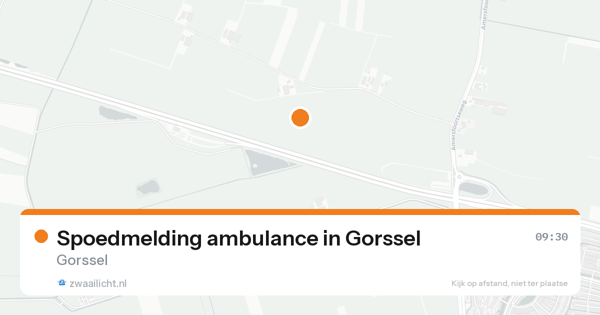 Spoedmelding ambulance in Gorssel — 21 aug 2026