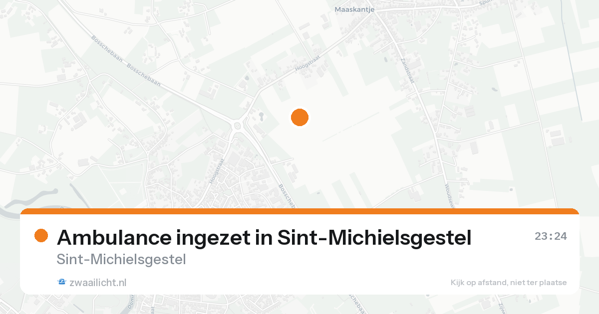 Ambulance ingezet in Sint-Michielsgestel — 30 jan 2026