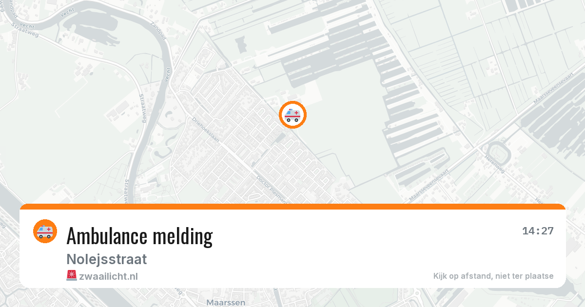 Ambulance melding — 5 mei 2026