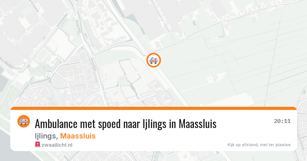 Ambulance met spoed naar Ijlings in Maassluis — 4 apr 2026