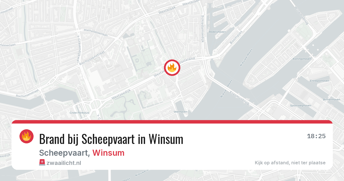 Brand bij Scheepvaart in Winsum — 29 mei 2026