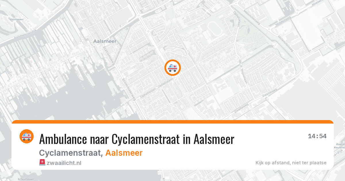 Ambulance naar Cyclamenstraat in Aalsmeer — 9 jun 2026