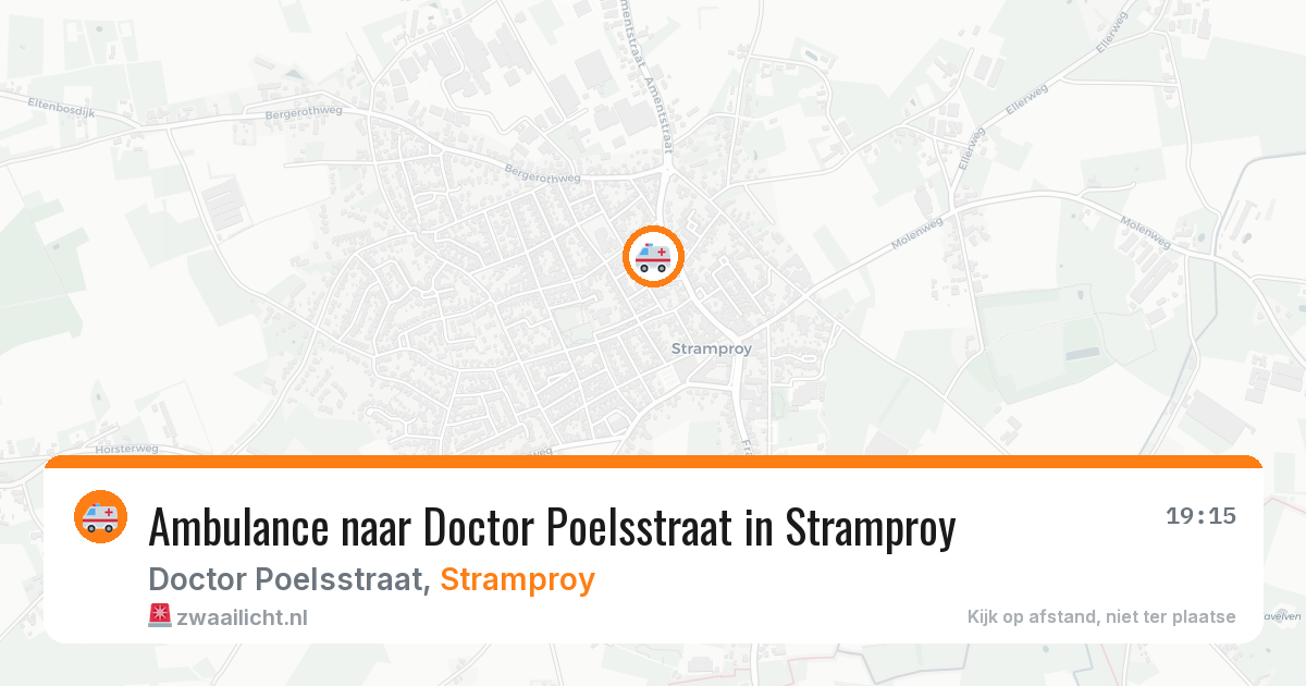 Ambulance naar Doctor Poelsstraat in Stramproy — 17 jul 2026