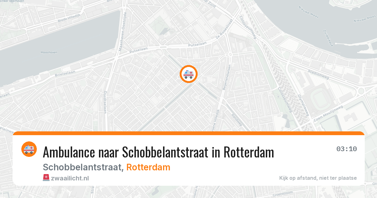 Ambulance naar Schobbelantstraat in Rotterdam — 28 apr 2026
