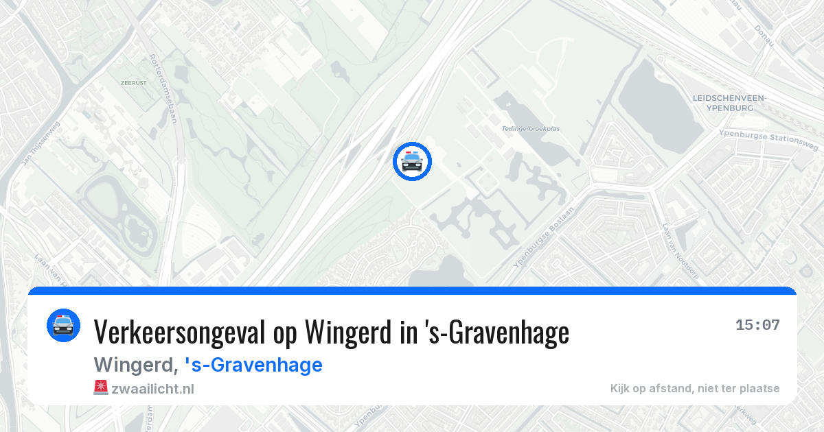 Verkeersongeval op Wingerd in 's-Gravenhage — 13 mei 2026