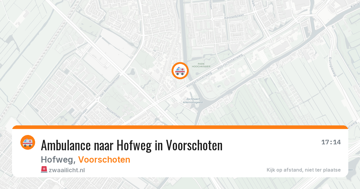 Ambulance naar Hofweg in Voorschoten — 31 mei 2026