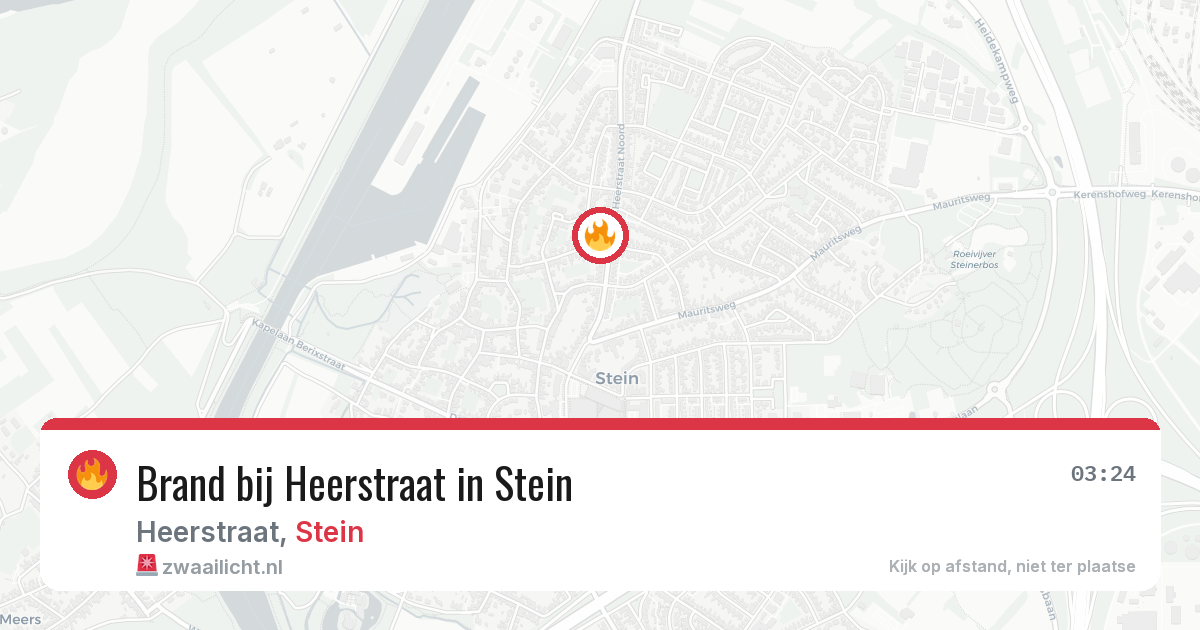 Brand bij Heerstraat in Stein — 23 mei 2026