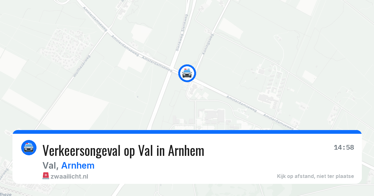 Verkeersongeval op Val in Arnhem — 14 jun 2026