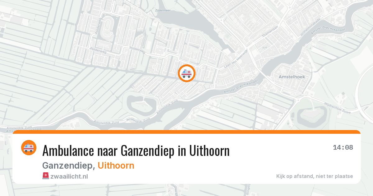Ambulance naar Ganzendiep in Uithoorn — 4 aug 2026